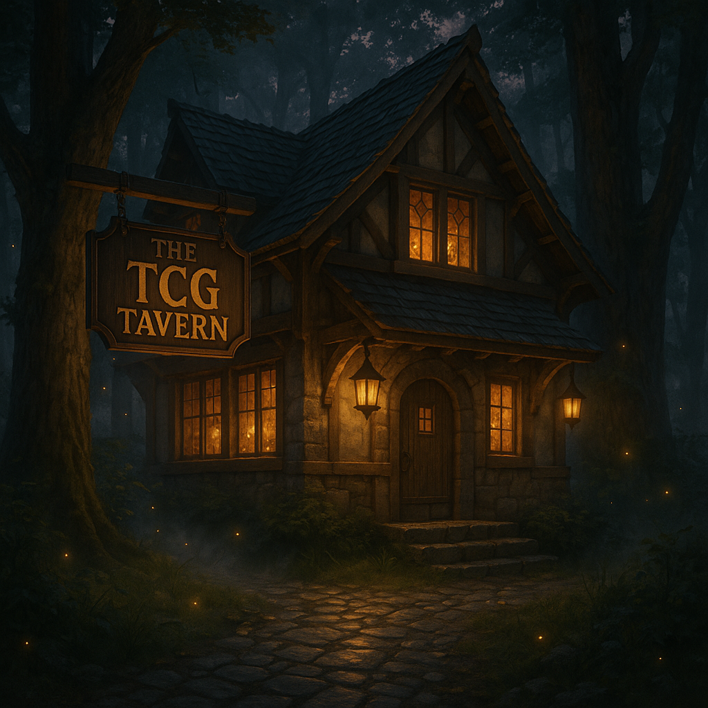 Fantasy tavern artwork from the TCG Tavern brand